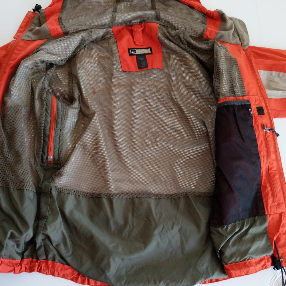 REI E1 Elements Jacket Orange Size XS - image 12